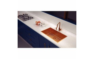 Bacha Tramontina Quadrum 94000 1c Rect. 70x40cm Dorado Bacha Tramontina Quadrum 94000 1c Rect. 70x40cm Dorado