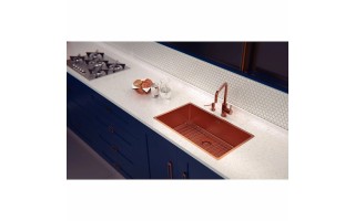 Bacha Tramontina Quadrum 94000 1c Rect. 70x40cm Rose Gold Bacha Tramontina Quadrum 94000 1c Rect. 70x40cm Rose Gold