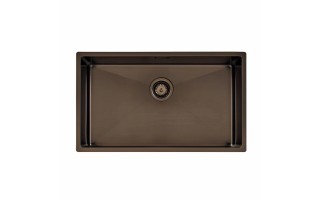 Bacha Tramontina Quadrum 94000 1c Rect. 70x40cm Negro Bacha Tramontina Quadrum 94000 1c Rect. 70x40cm Negro