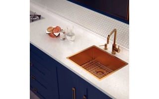 Bacha Tramontina Quadrum 94007 1c Rect. 50x40cm Dorado Bacha Tramontina Quadrum 94007 1c Rect. 50x40cm Dorado