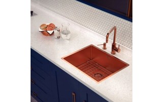 Bacha Tramontina Quadrum 94007 1c Rect. 50x40cm Rose Gold Bacha Tramontina Quadrum 94007 1c Rect. 50x40cm Rose Gold