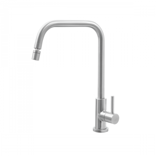 Grifo de Mesada Tramontina 94520 Inox Agua Fría