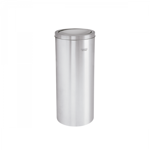 Basurero Tramontina 94542 Acero Inox 30Lts Tapa Basculante