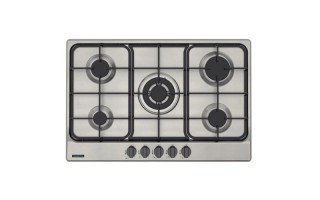 Placa de Cocina a Gas Tramontina Cooktop 94716 5H 75cm Placa de Cocina a Gas Tramontina Cooktop 94716 5H 75cm