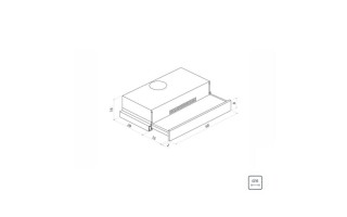 Extractor Campana Retráctil Tramontina Slide 60cm