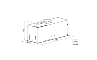 Extractor Tramontina Incasso 95801 Empotrable 75cm Inox Extractor Tramontina Incasso 95801 Empotrable 75cm Inox