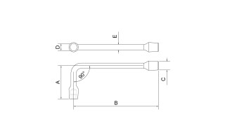 Llave Pipa Hex. Tramontina Pro 44720 10mm Llave Pipa Hex. Tramontina Pro 44720 10mm