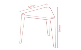 Mesa y Silla Infantil Tramontina Sofia 92486 Azul Mesa y Silla Infantil Tramontina Sofia 92486 Azul