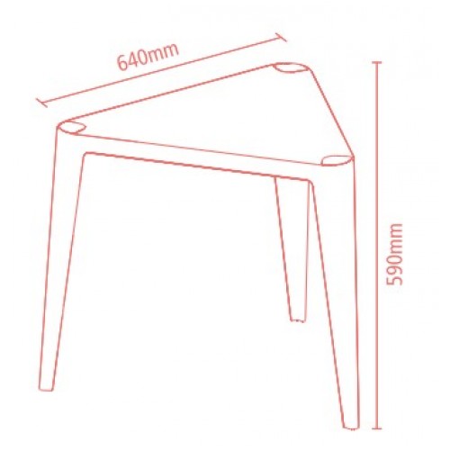 Mesa y Silla Infantil Tramontina Sofia 92486 Amarillo