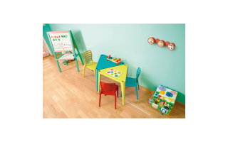 Mesa y Silla Infantil Tramontina Sofia 92486 Rojo Mesa y Silla Infantil Tramontina Sofia 92486 Rojo