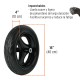 Carretilla Truper 100178 120L Plástico Rueda Maciza