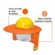 Protector Solar para Cascos Truper 100353 Naranja