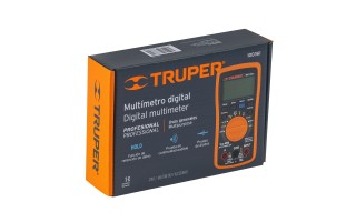 Multímetro Truper 100361 600V 10A 40Mohm Auto Rango Multímetro Truper 100361 600V 10A 40Mohm Auto Rango
