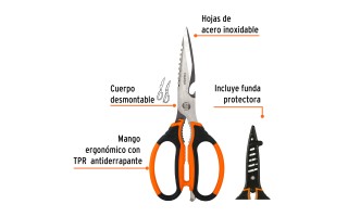 Tijera para Cocina Truper 100449 8''