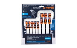 Llaves Hex. Allen Bola Truper 100933 Mango T 8pzs 2-10mm Llaves Hex. Allen Bola Truper 100933 Mango T 8pzs 2-10mm