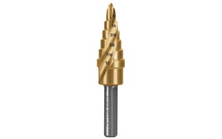 Mecha Escalonada Truper Expert 101550 3/16"-1/2" Titanio Mecha Escalonada Truper Expert 101550 3/16"-1/2" Titanio