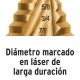 Mecha Escalonada Truper Expert 101550 3/16"-1/2" Titanio