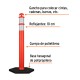 Hito de Vialidad Truper 101666 115cm Naranja