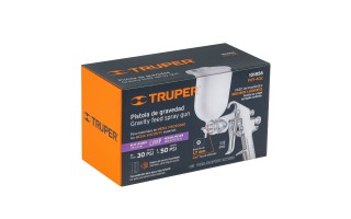 Pistola para Pintar por Gravedad Truper LVMP 101856 1,7mm Pistola para Pintar por Gravedad Truper LVMP 101856 1,7mm
