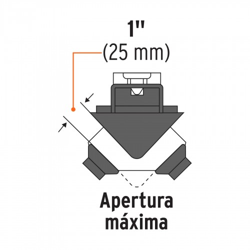 Prensas para Esquina Truper 102234 1'' 25mm x2u