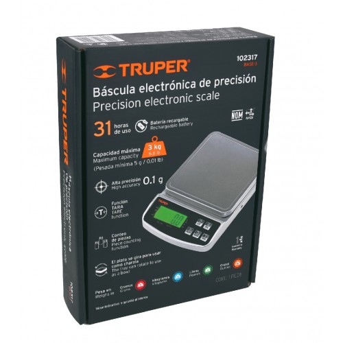 Balanza Digital Truper 102317 3kg