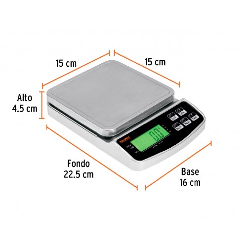 Balanza Digital Truper 102317 3kg