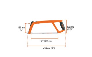 Arco de Sierra Truper Expert 10232 12'' 30cm Extra Tensión