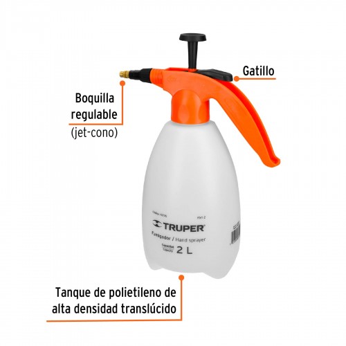 Fumigador Pulverizador Truper 10235 2L