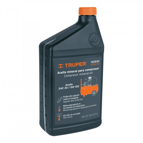 Aceite para Compresor Truper 102533 Mineral 946ml