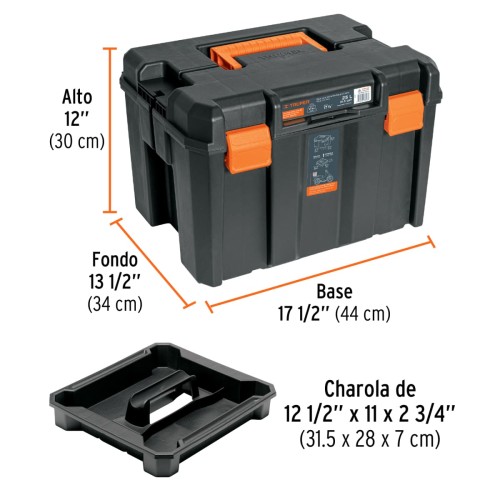 Caja de Herramientas Truper 102643 Plástico 17'' 44cm