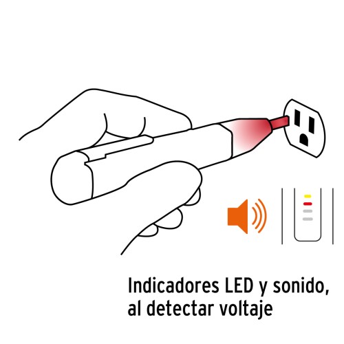 Detector de Tensión Truper Alta Sensibilidad 12-1000V