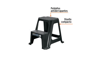 Banqueta Truper 103020 Plástico 2pel. Negro Banqueta Truper 103020 Plástico 2pel. Negro