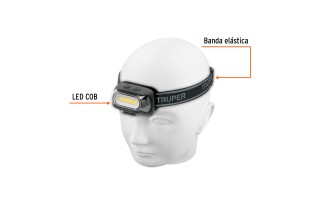 Linterna para Cabeza Truper 103086 460lm LED Recargable Linterna para Cabeza Truper 103086 460lm LED Recargable