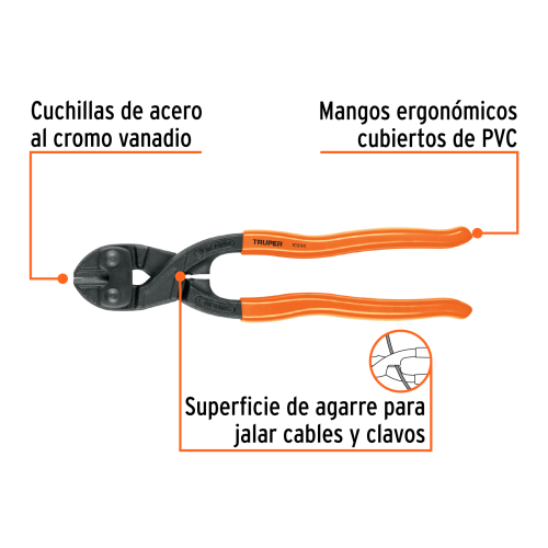 Corta Pernos y Varillas Truper 103114 8'' 20cm