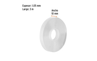 Cinta de Montaje Doble Faz Truper 103223 10mm x 3m Cinta de Montaje Doble Faz Truper 103223 10mm x 3m