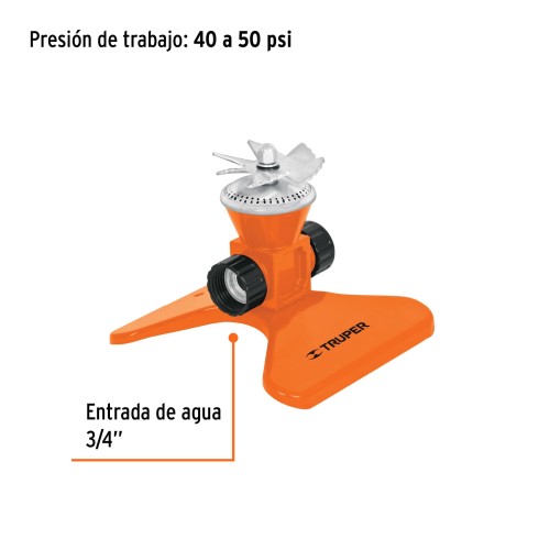 Regador Truper 10329 Fuente con Aspas 2V