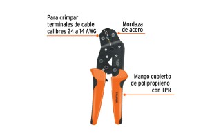 Pinza Crimpadora Truper 103329 8'' 20cm Pinza Crimpadora Truper 103329 8'' 20cm