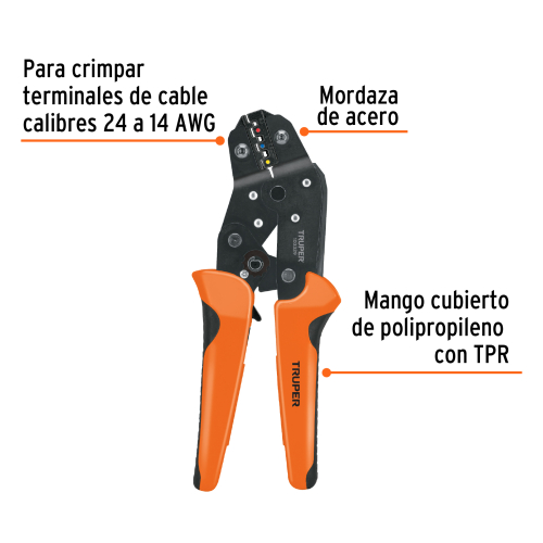 Pinza Crimpadora Truper 103329 8'' 20cm