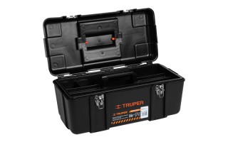 Caja de Herramientas Truper 10380 20" Plastico Negro Caja de Herramientas Truper 10380 20" Plastico Negro
