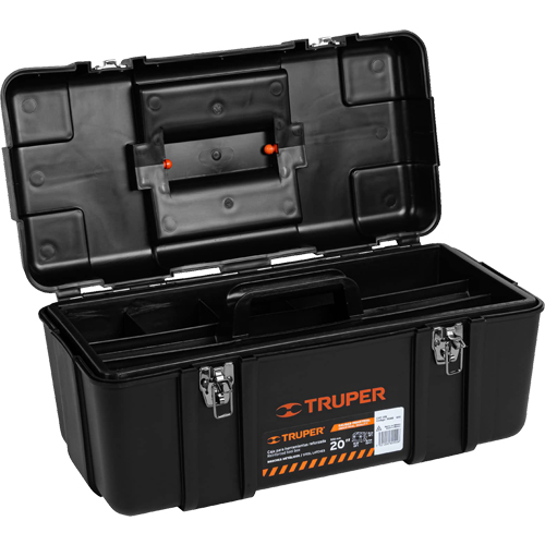 Caja de Herramientas Truper 10380 20" Plastico Negro