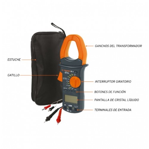 Pinza Amperimetrica Truper 10404 1000A 1000V