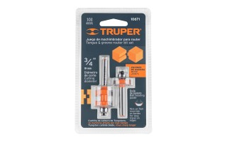 Machimbradores Truper 10671 3/4'' 19mm 2pzs Machimbradores Truper 10671 3/4'' 19mm 2pzs