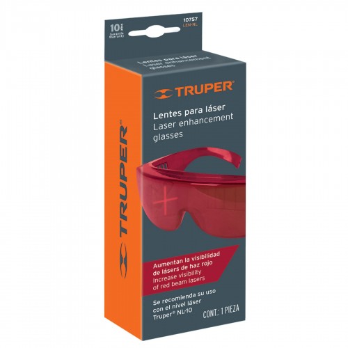 Anteojos para Vision Laser Truper Safe 10757 Rojo