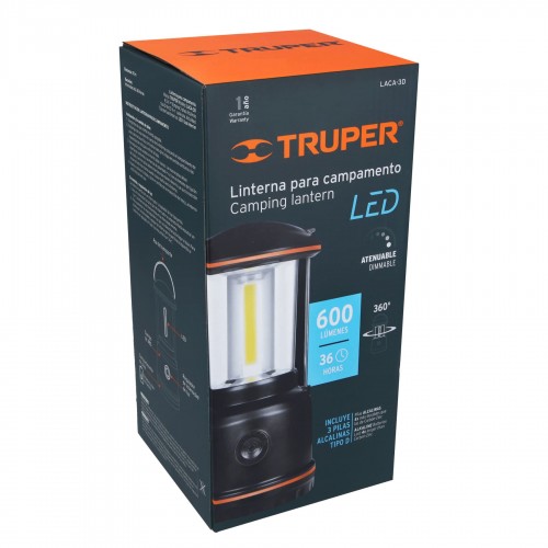 Lámpara Truper 10760 600lm Dx3