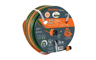 Manguera para Riego Truper 10883 1/2" 15m + Soporte Manguera para Riego Truper 10883 1/2" 15m + Soporte