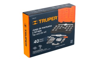Tarrajas y Machuelos Truper 11442 Juego 40pzs Tarrajas y Machuelos Truper 11442 Juego 40pzs