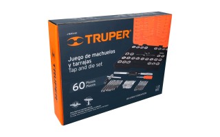 Tarrajas y Machuelos Truper 11443 Juego 60pzs Tarrajas y Machuelos Truper 11443 Juego 60pzs