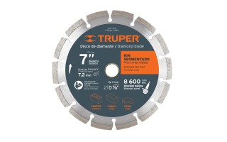 Disco de Corte Truper 11580 Diamante Segmentado 180mm
