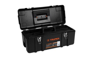 Caja de Herramientas Truper 11506 23" Plastico Negro Caja de Herramientas Truper 11506 23" Plastico Negro