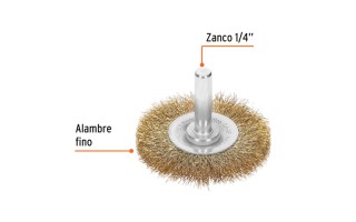 Cepillo de Acero Truper 11574 Plato Ondulado 50mm Cepillo de Acero Truper 11574 Plato Ondulado 50mm